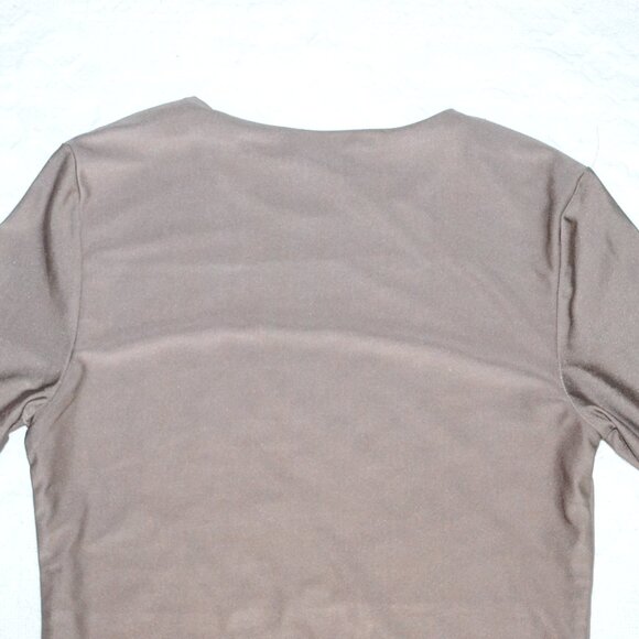 Bailey 44 Women Silky Brown Bodysuit Small - Picture 9 of 10
